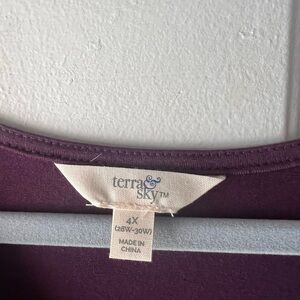 Plus size 4xl 28-30w Crossover dress